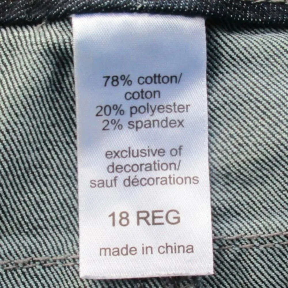 MAURICES Jeans Size 18 Dark Blue Jegging - Picture 10 of 11